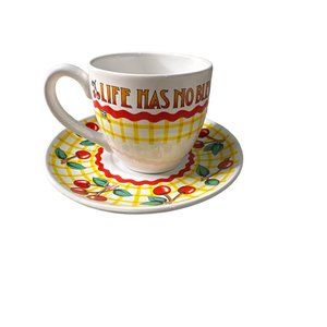 ME (cup and saucer) (life has no blessing like a good friend)